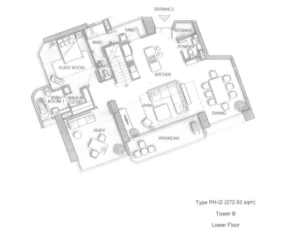 รูป คอนโด 4-ห้องนอน ที่ วอเตอร์มาร์ค เจ้าพระยาริเวอร์ ใกล้ BTS กรุงธนบุรี (ID 629679) - รูปที่ 6/8