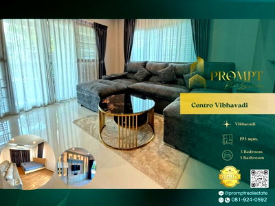 เช่าบ้านเดี่ยว ปทุมธานี : CD03802 - Centro Vibhavadi  : Vibhavadi