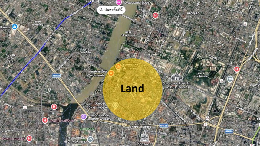 รูป ขายที่ดินแยกวิสุทธิกษัตริย์ ใกล้สะพานพระราม 8  - รูปที่ 4/4