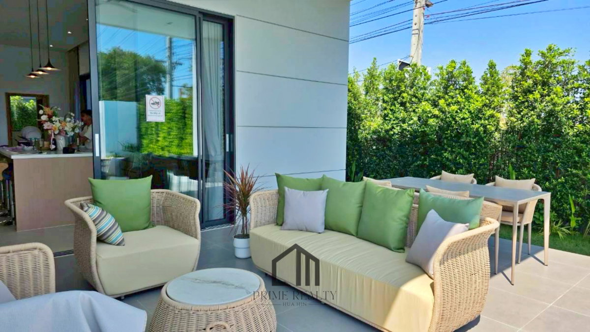 รูป วิลล่าสไตล์โมเดิร์นพร้อมสระว่ายน้ำส่วนตัว ในหัวหิน - รูปที่ 4/15