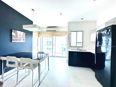 Condos for rent : Ready to move in❗️" The Room Ratchada-Ladprao " 2 Bedrooms 63 Sq.m. [Corner Unit]