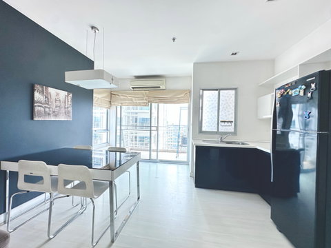 Ready to move in❗️" The Room Ratchada-Ladprao " 2 Bedrooms 63 Sq.m. [Corner Unit]