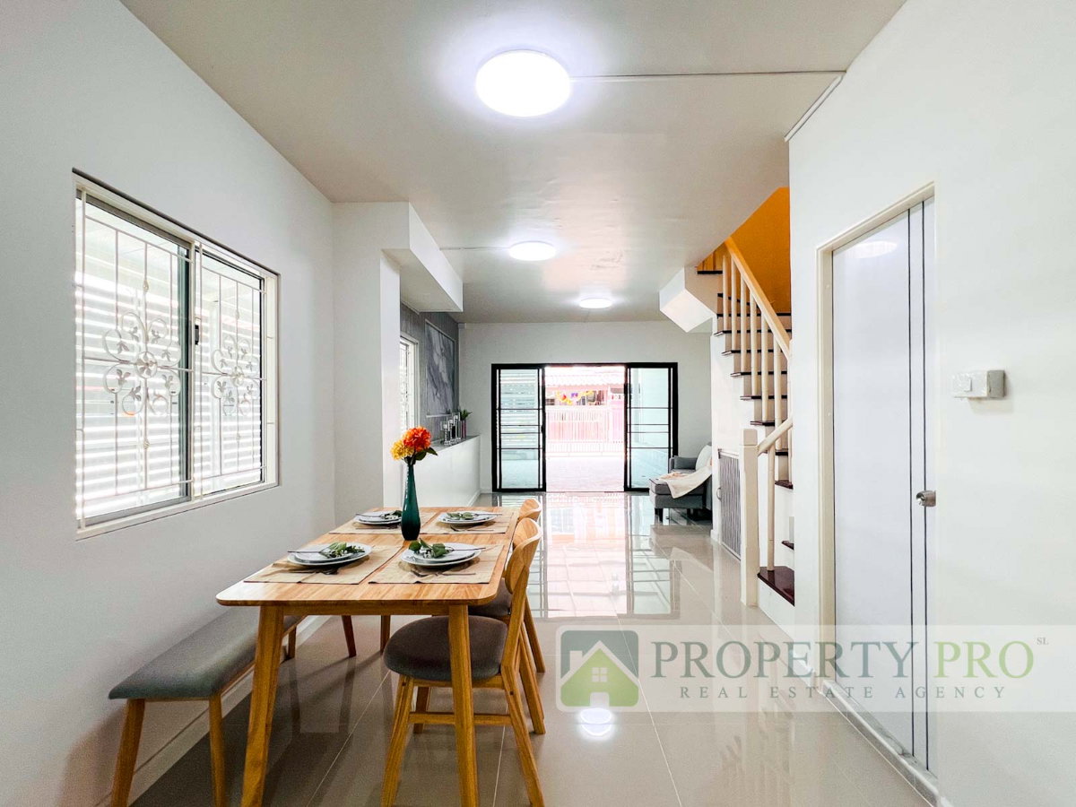 รูป ขาย บ้าน พฤกษา D รังสิต คลอง 3 ทาวน์โฮม 2 ชั้น ขนาด 23 ตรว 120 ตรม 2 นอน 2 น้ำ หลังมุม รีโนเวทใหม่  ใกล้ รังสิต-นครนายก คลองหลวง พหลโยธิน : SL26S-008 - รูปที่ 7/17