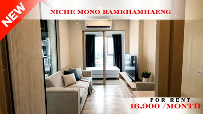 Condos for rent : 💝 Fully Furnished Unit For Rent 📌 Niche Mono Ramkhamhaeng  (Line: @rent2022) | Prime Ramkhamhaeng Location  ✨ Ready to move in! ✨ 📌Code: A11178
