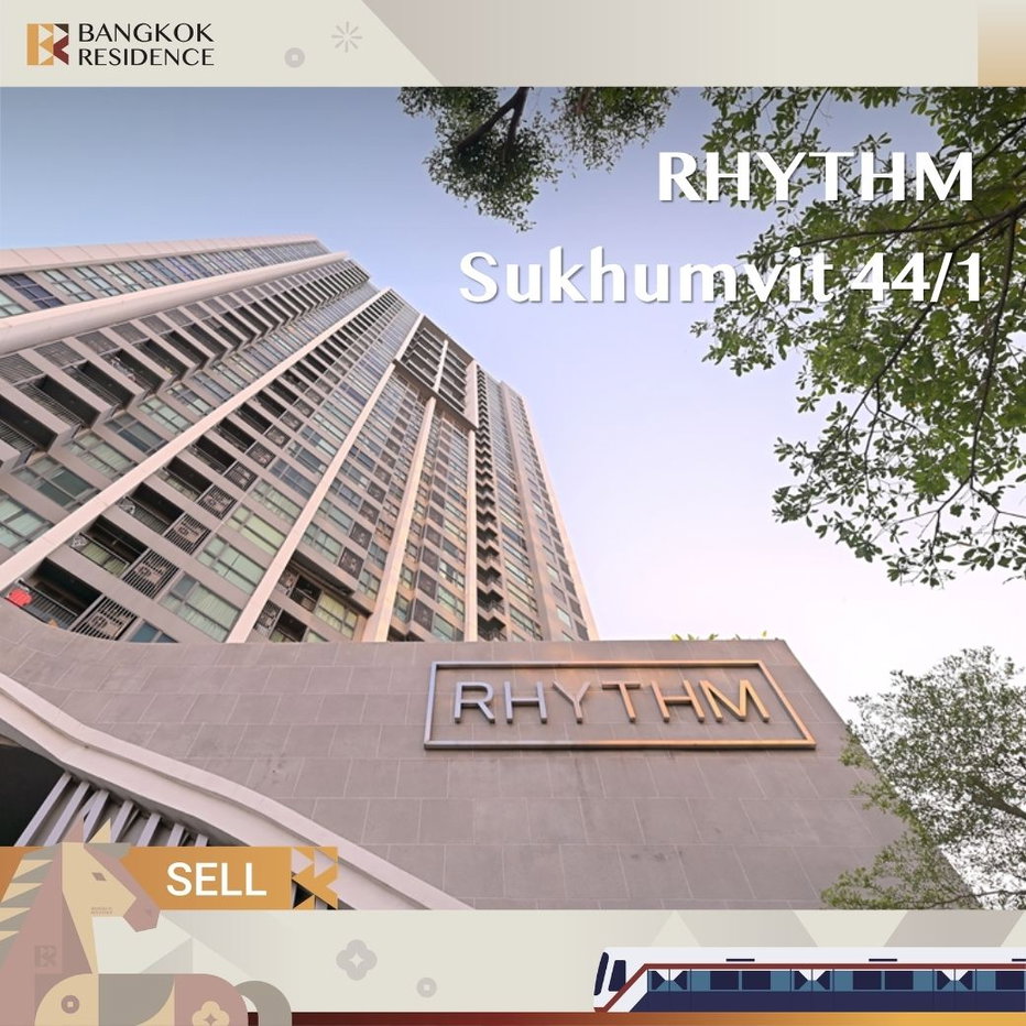 รูป ขายคอนโด 🌃 ห้องสวยชั้นสูง เลย์เอ้าท์ลงตัว RHYTHM Sukhumvit 44/1 ใกล้ BTS พระโขนง - รูปที่ 1/5