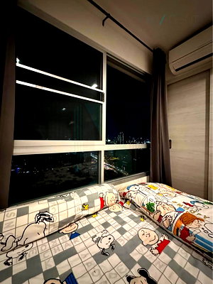 Condos for rent : 🔺 For Rent Condo LUMPINI PLACE SUKSAWAT-RAMA 2 Building 1, Floor 22,1 bed room, Room size 26 sqm