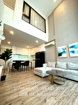 Condos for rent Darasamut School : 33rd floor, 3 bedrooms, duplex, 2 floors, corner room, size 102 sq. m., beautiful sea view, 40,000 baht / month.!!!
