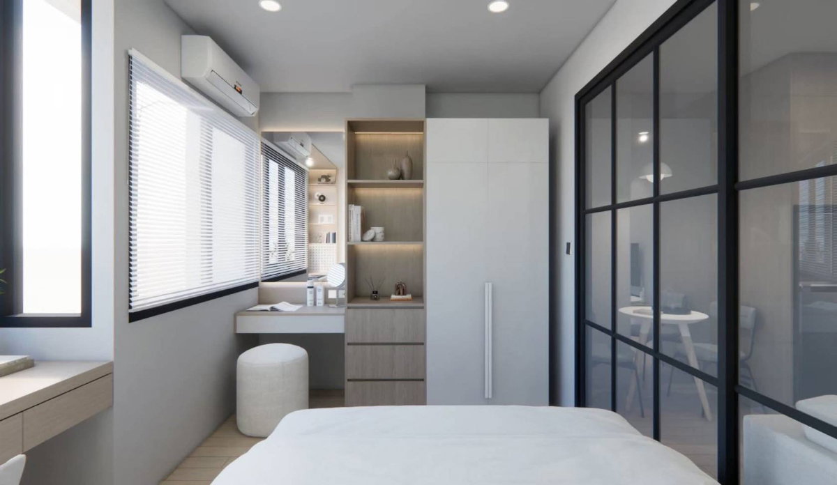 รูป ขายคอนโดรีโนเวทใหม่ ริมน้ำ แมนชั่น ติดมหาวิทยาลัยเชียงใหม่ เฟอร์นิเจอร์ครบพร้อมเข้าอยู่ (C517) T.0946511456 - รูปที่ 5/7