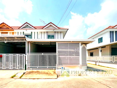 ทาวน์โฮม รังสิต คลองสาม  : ขาย บ้าน พฤกษา D รังสิต คลอง 3 ทาวน์โฮม 2 ชั้น ขนาด 23 ตรว 120 ตรม 2 นอน 2 น้ำ หลังมุม รีโนเวทใหม่  ใกล้ รังสิต-นครนายก คลองหลวง พหลโยธิน : SL26S-008