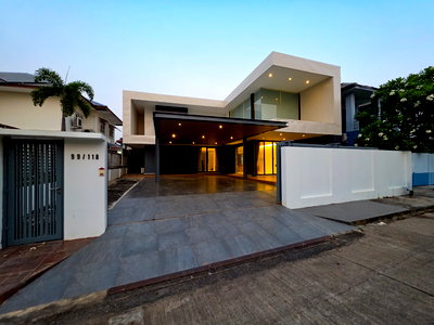 บ้านเดี่ยว ไดโน วอเตอร์ ปาร์ค : บ้านเดี่ยว Double Volume เพดานสูง 6.5 เมตร | พิมานชล 2 ริมบึงแก่นนคร