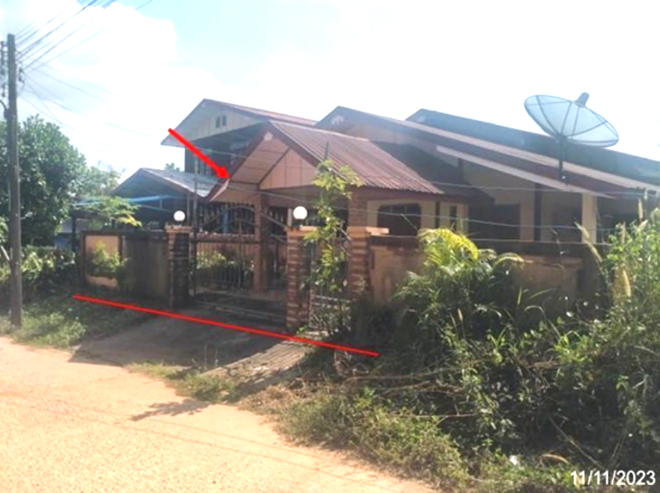 รูป บ้านเดี่ยว 86 ตร.วา บ้านผือ อุดรธานี 1.2M - รูปที่ 3/12