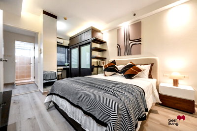 Condos for sale : City Home Sukhumvit condo next to BTS fully furnished ready