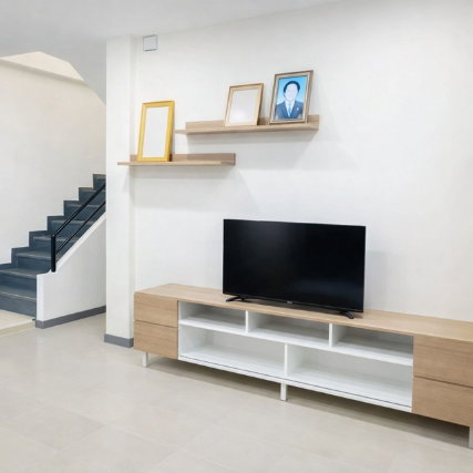 รูป บ้านคลองสวน 800 ม. โลตัส ประชาสามัคคี 3 นอน 2 น้ำ 35 ตร.ว. 140 ตร.ม. บ้านแฝด 2 ชั้น ประชาอุทิศ90 - รูปที่ 3/8