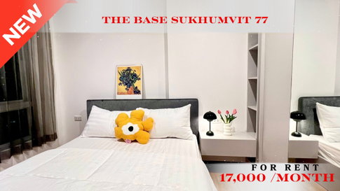 🍀🍀🍀 Prime condo location 🚆ให้เช่า 📌 เดอะ เบส สุขุมวิท 77 ✨ BTS อ่อนนุช ✨ พร้อมเข้าอยู่ ✨Line : @rent2022 🔖 รหัสทรัพย์ : A11156