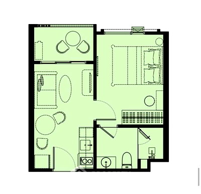 คอนโด ภูเก็ต : คอนโด 1-ห้องนอน ที่ เดอะ ไตเติ้ล เซเรนิตี้ ในยาง ใกล้ สนามบินนานาชาติภูเก็ต (ID 2810179)