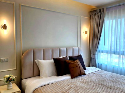 Condos for sale Huai Khwang : Fully renovated condo for sale with an open view, cheapest unit in the project at **Lumpini Place Rama 9**, prime CBD location near MRT Rama 9.