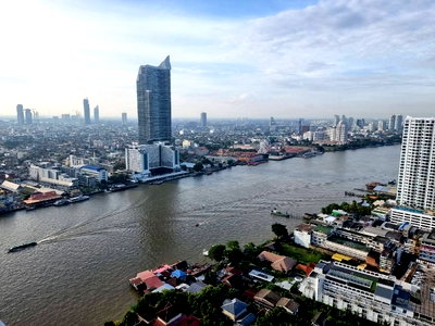 Condos for rent : 🔥 Stunning River View! High Floor Condo for Rent at Chapter Charoennakhon Riverside