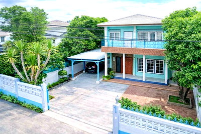 เช่าบ้านเดี่ยว ม.เกษตรศาสตร์ : ช็อกโกแลตวิลล์ 900 ม. 96 ตร.ว. 290 ตร.ม. บ้านเดี่ยว 2 ชั้น 3นอน 2น้ำ ใกล้ตลาดอินทรารักษ์ 1 กม.ถ.นวมินทร์38-44