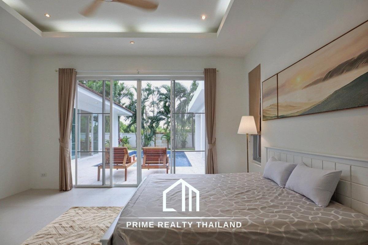 รูป พูลวิลล่ามือสองสุดหรู 3 ห้องนอน พร้อมสระว่ายน้ำส่วนตัว ในโครงการเงียบสงบ - รูปที่ 12/19