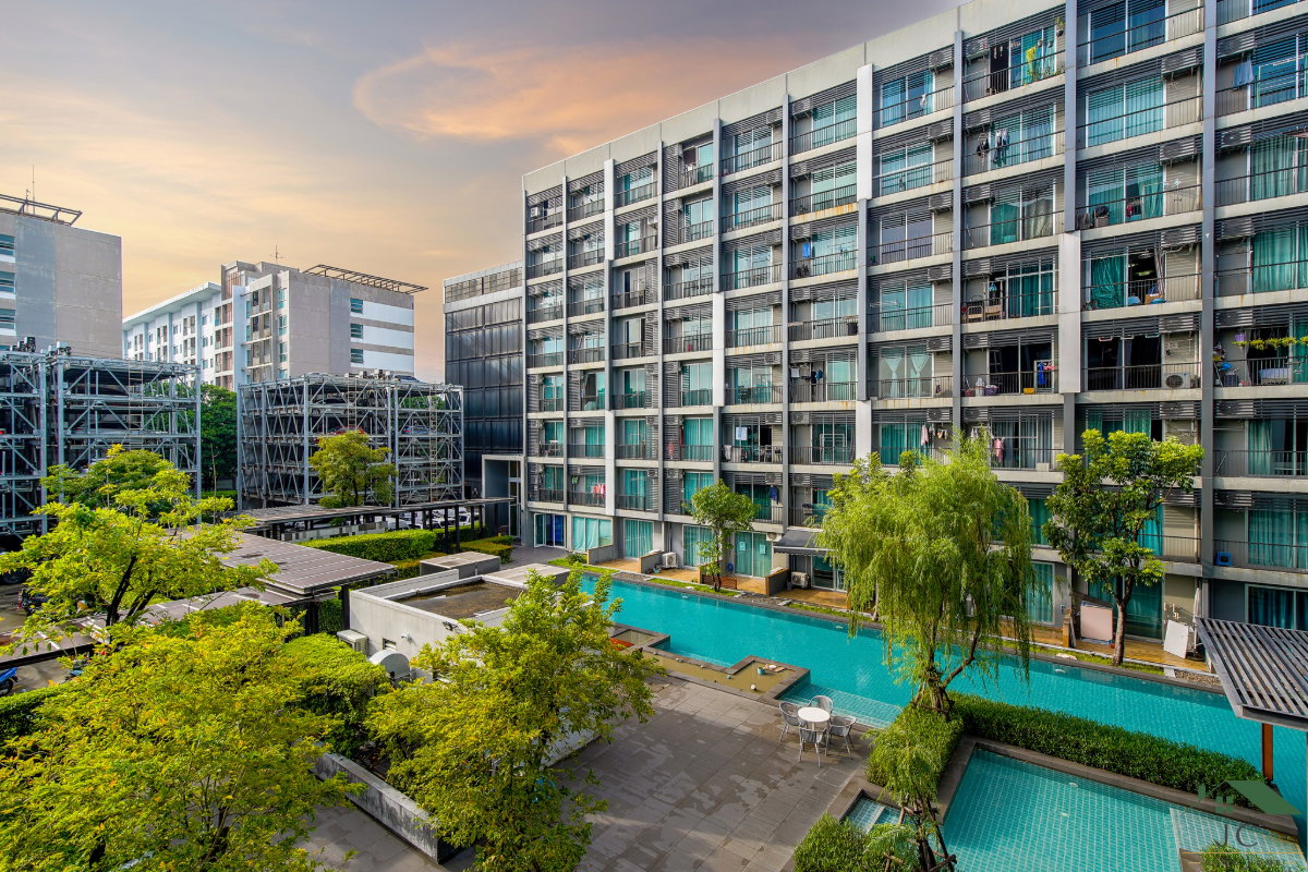 รูป ขายห้องรีโนเวทใหม่ทั้งห้อง ตกแต่งสวย A Space Me Sukhumvit 77 (เอ สเปซ มี สุขุมวิท 77)  วิวสระว่ายน้ำ พร้อมอยู่  ใกล้ BTS สถานีอ่อนนุช - รูปที่ 16/18