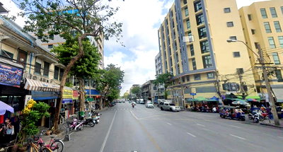 ที่ดิน ม.สยาม : ขายที่ดินพร้อมสิ่งปลูกสร้าง ติดถนนมหาจักร ใจกลางสำเพ็งและเยาวราช ใกล้ MRT วัดมังกร 