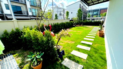 เช่าโฮมออฟฟิศ ซอยอ่อนนุช (สุขุมวิท 77) : ให้เช่าบ้าน ทาวน์โฮม3ชั้น บ้านกลางเมือง ศรีนครินทร์ - อ่อนนุช  สุขุมวิท77  พัฒนาการ  เฟอร์ครบพร้อมเครื่องใช้ไฟฟ้า