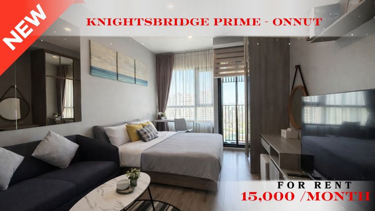 🍀🍀🍀Prime condo Location 🚆ให้เช่า📍 ไนท์บริดจ์ ไพร์ม อ่อนนุช (Line:@rent2022) พร้อมเข้าอยู่ ✨ A11157