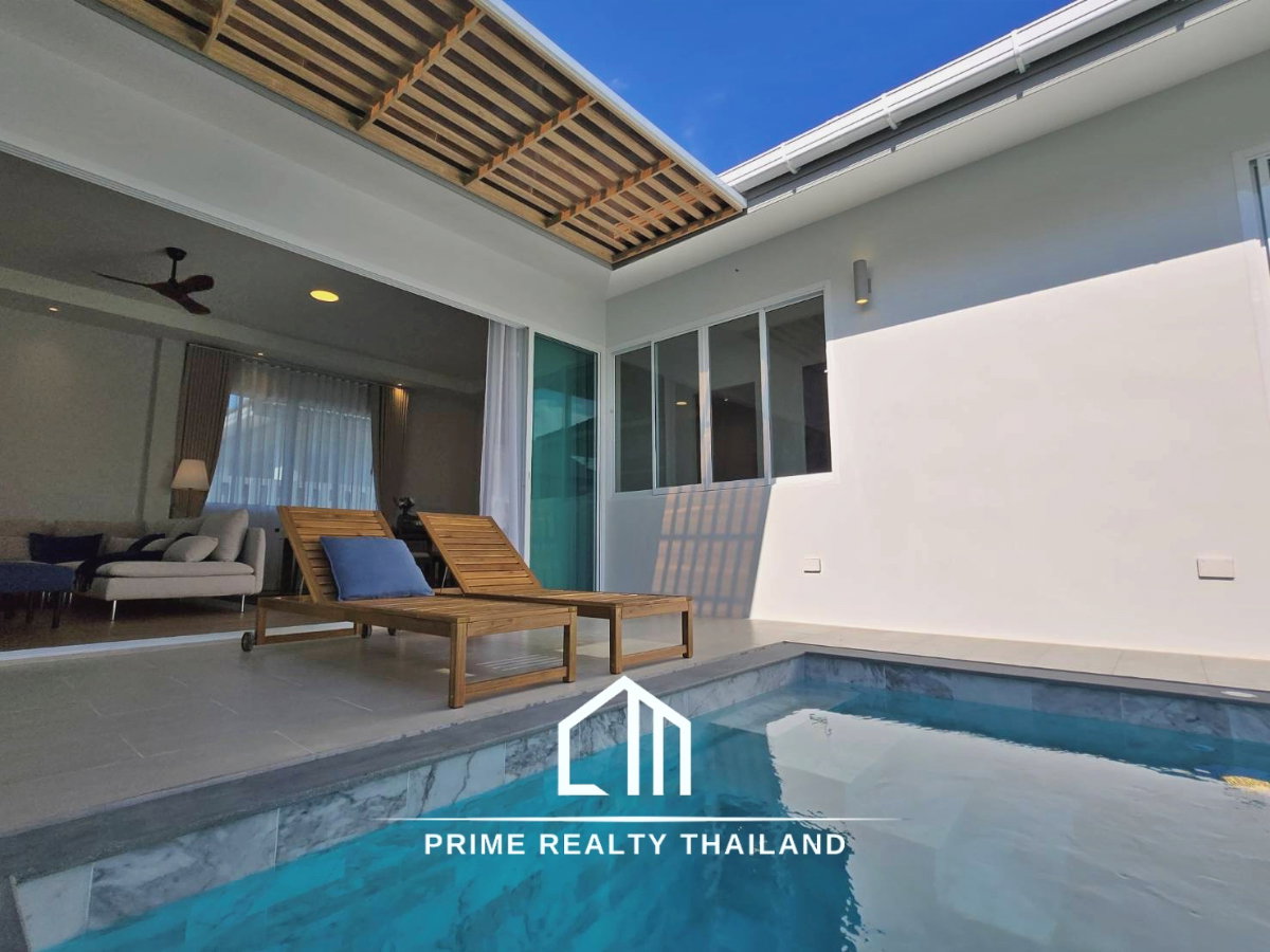 รูป บ้านพูลวิลล่าทันสมัย ใกล้แบล็คเมาน์เทน – หนองขอน หัวหิน - รูปที่ 3/19