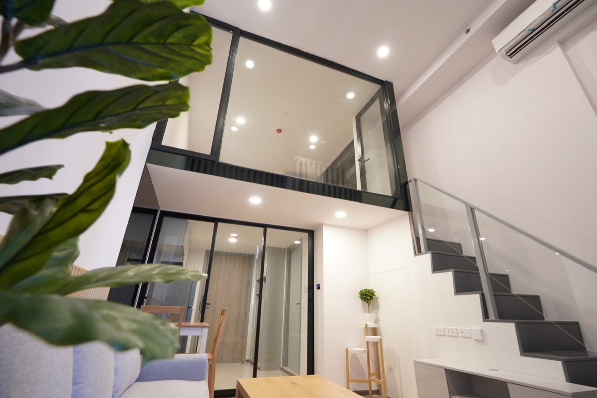 รูป ให้เช่า ห้องสวย 🔥🔥" 𝐒𝐨𝐡𝐨 𝐁𝐚𝐧𝐠𝐤𝐨𝐤 𝐑𝐚𝐭𝐜𝐡𝐚𝐝𝐚 "🔥🔥 Duplex (2 ชั้น) 1 ห้องนอน 1 ห้องน้ำ , ใกล้ MRT-ห้วยขวาง [260346] - รูปที่ 6/15