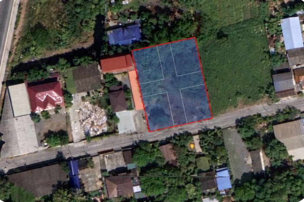รูป ขายด่วน! ที่ดิน 1 ไร่  ผังเหลือง แปลงสวย ทำเลห้าแยกวัชรพล ใกล้ Market Place เทพรักษ์ ราคาคุ้ม - รูปที่ 2/5