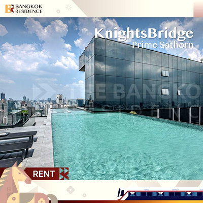 คอนโดให้เช่า :  เช่าคอนโด 🌇 KnightsBridge Prime Sathorn ใกล้ BTS ช่องนนทรี ยูนิต 1 นอน 44sqm 28K Duplex แต่งสวย ❤️ 