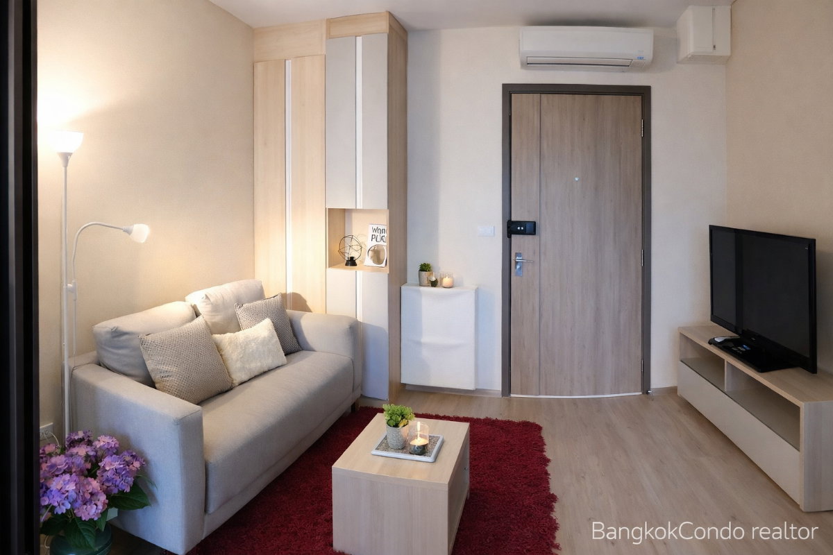 รูป 🍀🍀🍀  Prime Condo Location 🚆 For Rent 📌 ไอดีโอ โอทู(Line:@rent2022) ทำเลดีพร้อมเข้าอยู่✨A11168 - รูปที่ 8/12