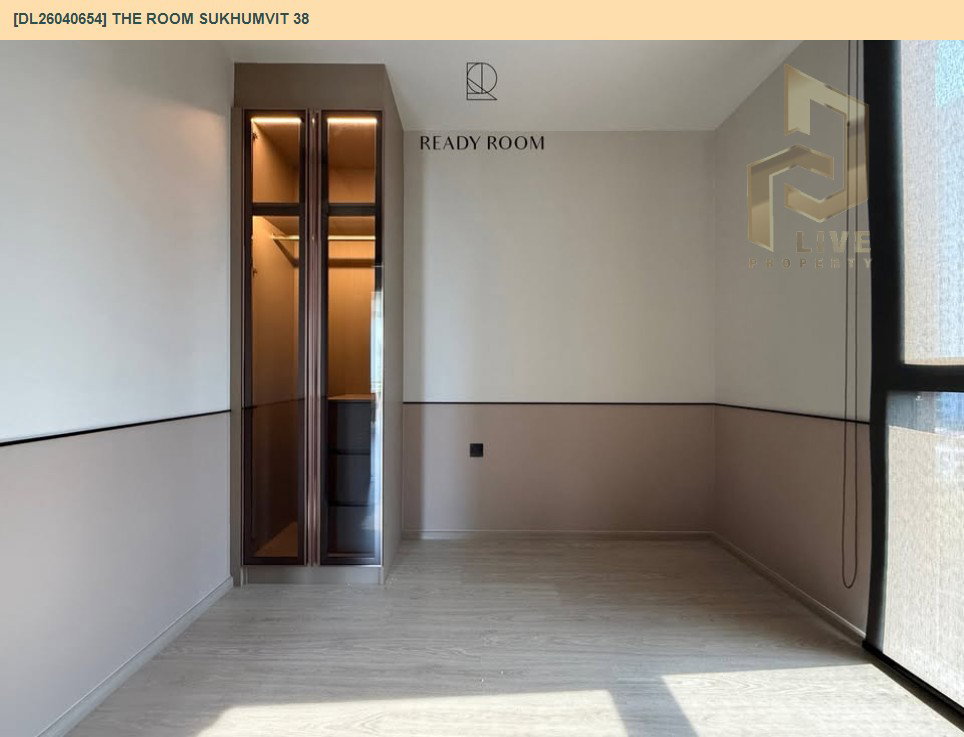 รูป DL26040654 ให้เช่าคอนโด เดอะ รูม สุขุมวิท 38 (The Room Sukhumvit 38) ใกล้ - พร้อมเข้าอยู่ โทรด่วน 0614453194 LineID @162cjixi - รูปที่ 10/11