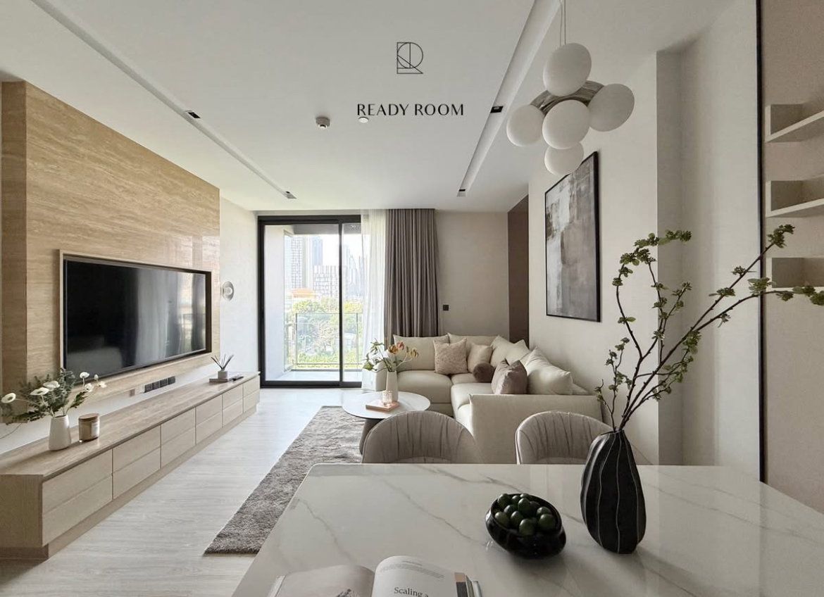 รูป 🌟✅ให้เช่าคอนโด: เดอะ รูม สุขุมวิท 38 (The Room Sukhumvit 38) 700ม. จาก BTS ทองหล่อ (มีรถรับส่ง)  - 2ห้องนอน 2ห้องน้ำ✨ - รูปที่ 3/9