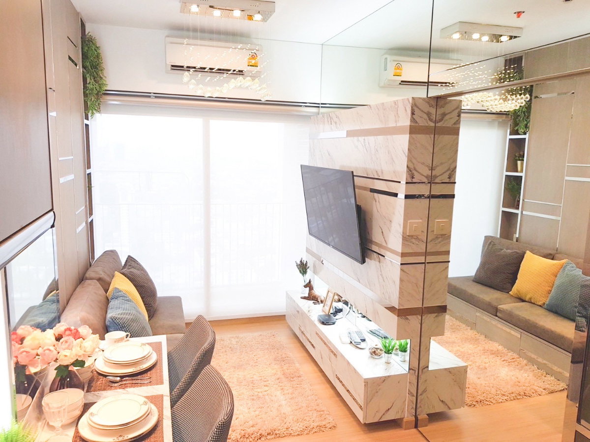 รูป □■ Whizdom Connect Sukhumvit 101  1BR  1BH High Floor 29.00 sq.m nice decoration for   SALE■□ - รูปที่ 2/12