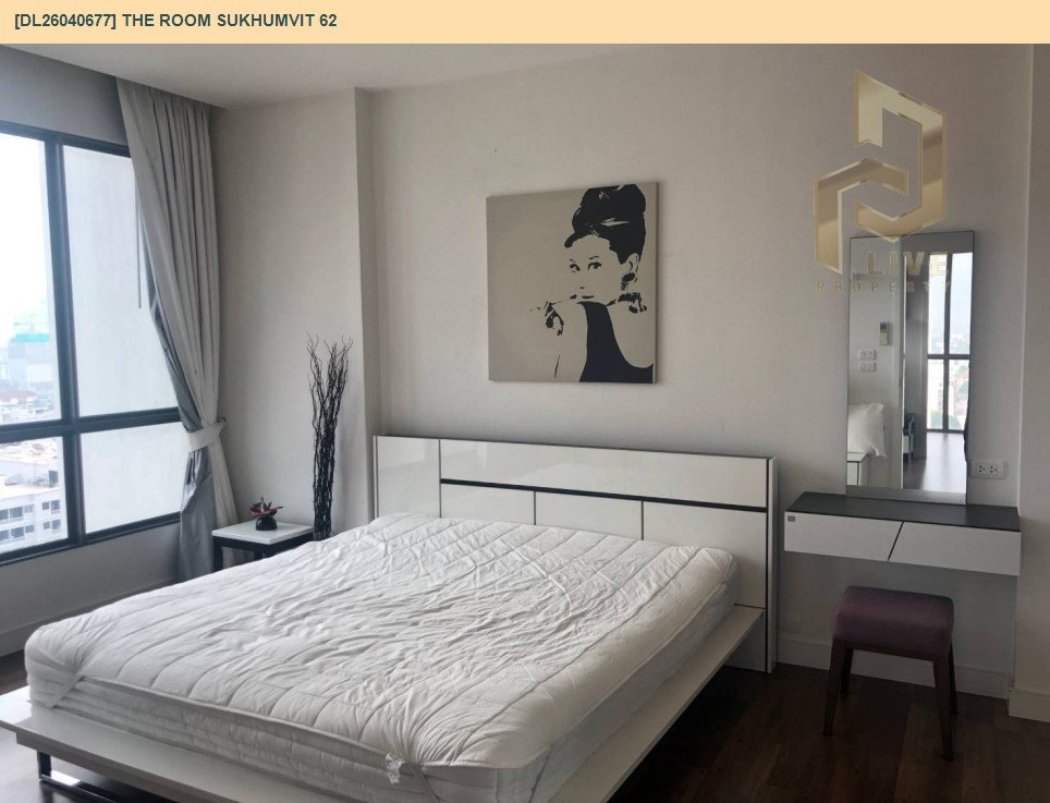 รูป DL26040677 ให้เช่าคอนโด เดอะ รูม สุขุมวิท 62 (The Room Sukhumvit 62) ใกล้ BTS ปุณณวิธี พร้อมเข้าอยู่ โทรด่วน 0800343450 LineID @655ebbvc - รูปที่ 3/8