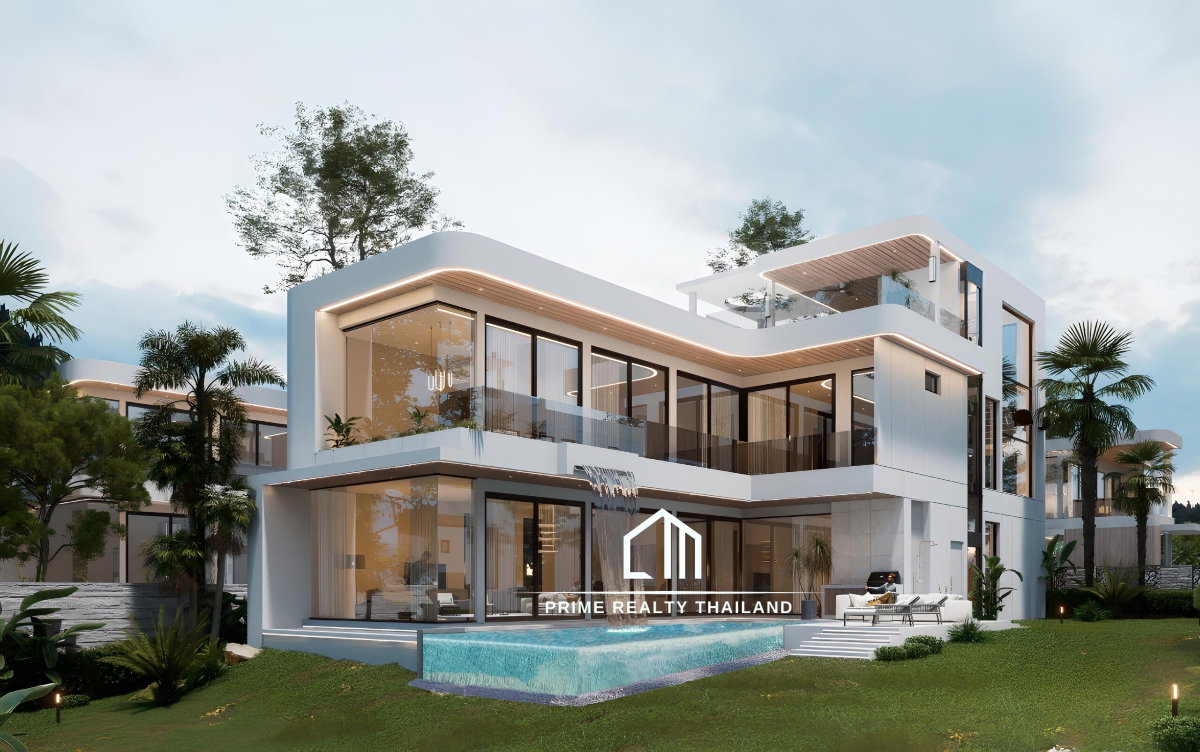 รูป พูลวิลล่า 2 ชั้น สไตล์โมเดิร์น ในหัวหิน – ใกล้เมืองเพียงไม่กี่นาที - รูปที่ 1/21