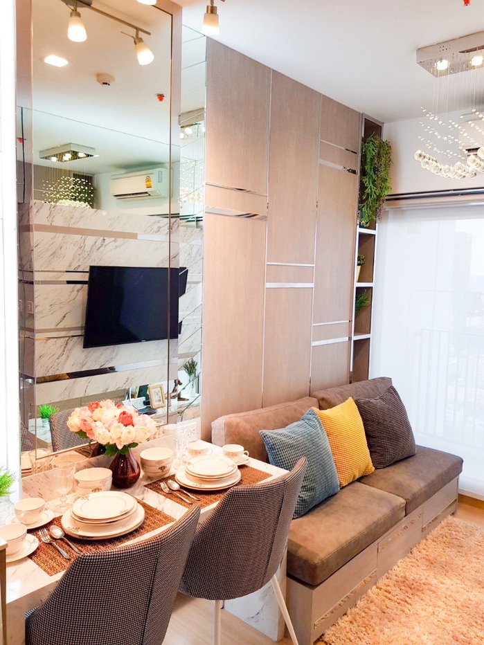 รูป □■ Whizdom Connect Sukhumvit 101  1BR  1BH High Floor 29.00 sq.m nice decoration for   SALE■□ - รูปที่ 3/12