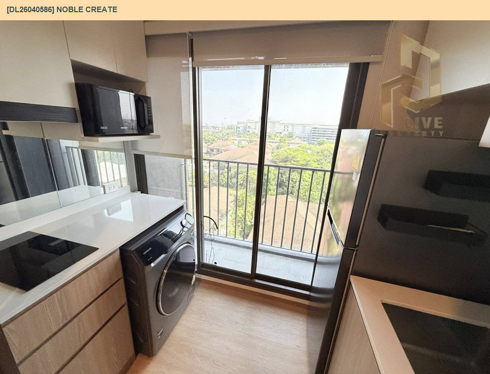 รูป DL26040586 ให้เช่าคอนโด โนเบิล ครีเอท (Noble Create ) ใกล้ - พร้อมเข้าอยู่ โทรด่วน 0653619502 LineID @897iyzll - รูปที่ 5/6
