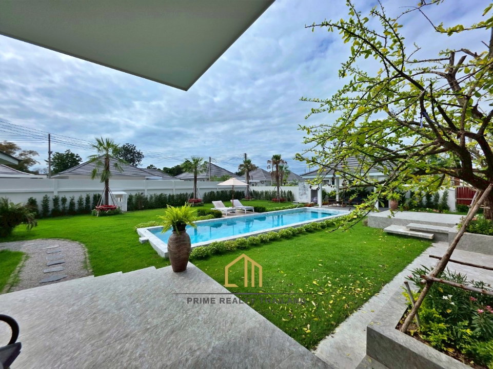 รูป 🏡 พูลวิลล่าหรู 4 ห้องนอน – พื้นที่กว้างขวาง บนที่ดินขนาดใหญ่ | สระว่ายน้ำส่วนตัว 4×12 ม. - รูปที่ 1/12