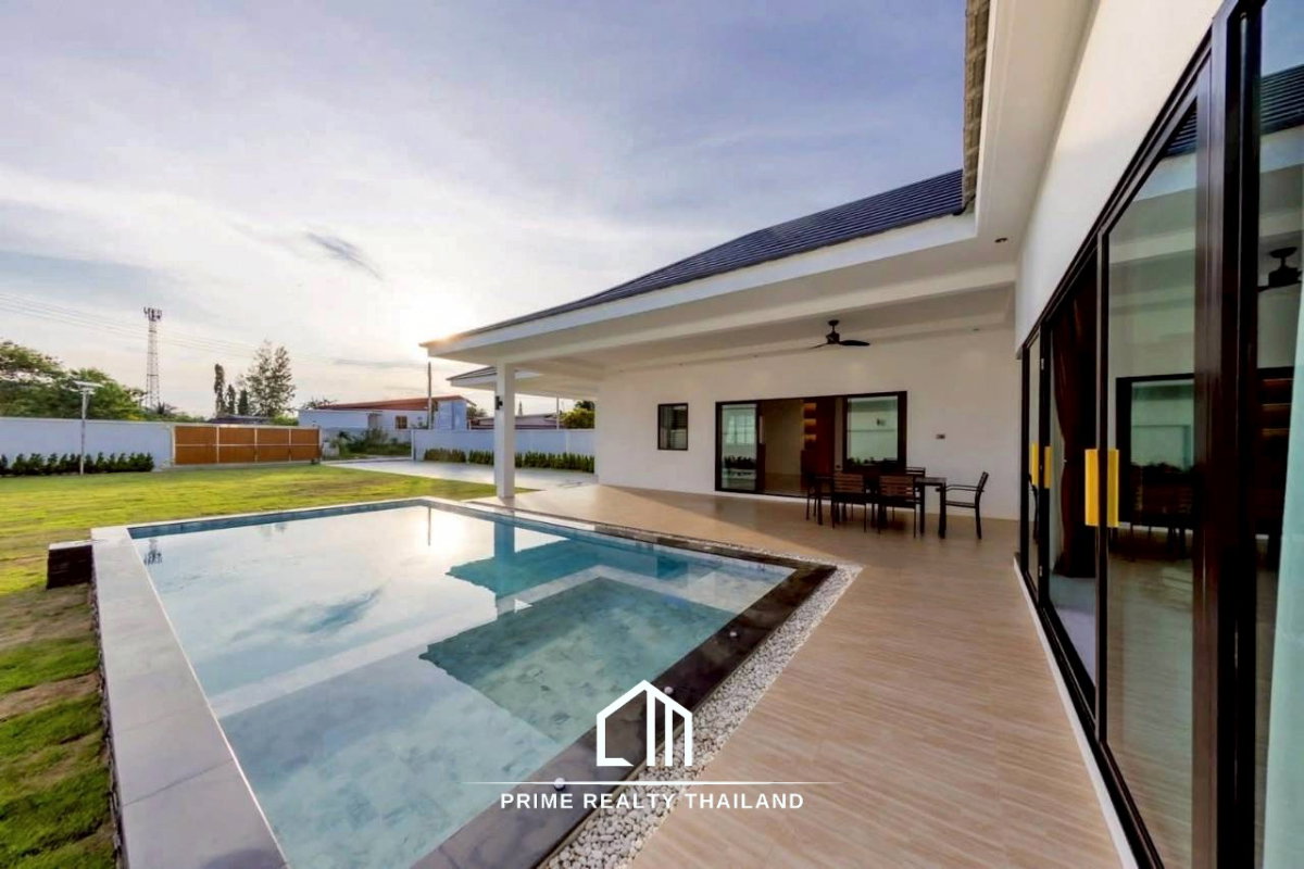 รูป พูลวิลล่าหรูสร้างใหม่ – ดีไซน์ทันสมัย พร้อมความเป็นส่วนตัว - รูปที่ 1/21