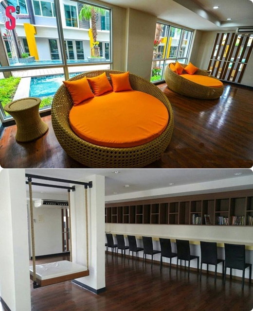 รูป MRTบางรักใหญ่ รัตนาธิเบศ 1น้ำ S9 Condo ถ.ราชพฤกษ์ เครื่องใช้ไฟฟ้าครบ ค.ซักผ้า ตึกA ชั้น4 25ตร.ม. ห้อง Studio - รูปที่ 7/8