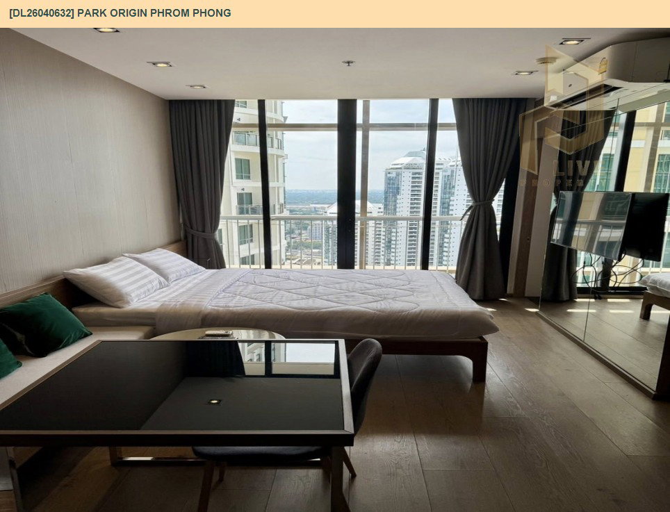 รูป DL26040632 ให้เช่าคอนโด พาร์ค ออริจิ้น พร้อมพงษ์ (PARK ORIGIN PHROM PHONG) ใกล้ BTS พร้อมพงษ์ พร้อมเข้าอยู่ โทรด่วน 0656133286 LineID @534wlwof - รูปที่ 4/8
