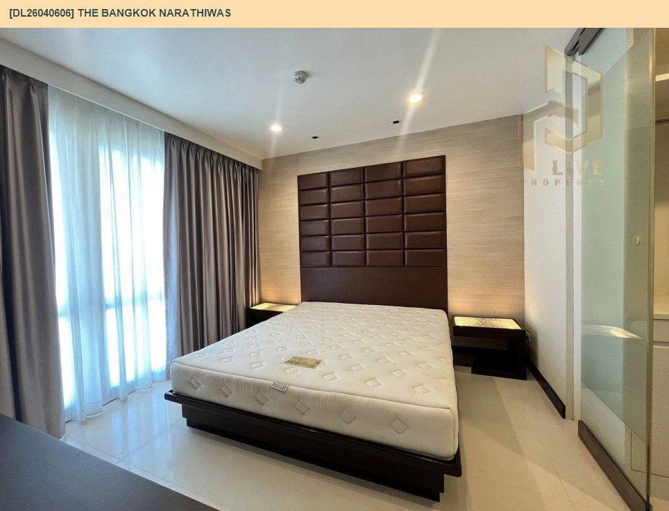 รูป DL26040606 ให้เช่าคอนโด เดอะ แบงค็อก นราธิวาส (The Bangkok Narathiwas) ใกล้ BTS สุรศักดิ์ พร้อมเข้าอยู่ โทรด่วน 0653619502 LineID @897iyzll - รูปที่ 3/14