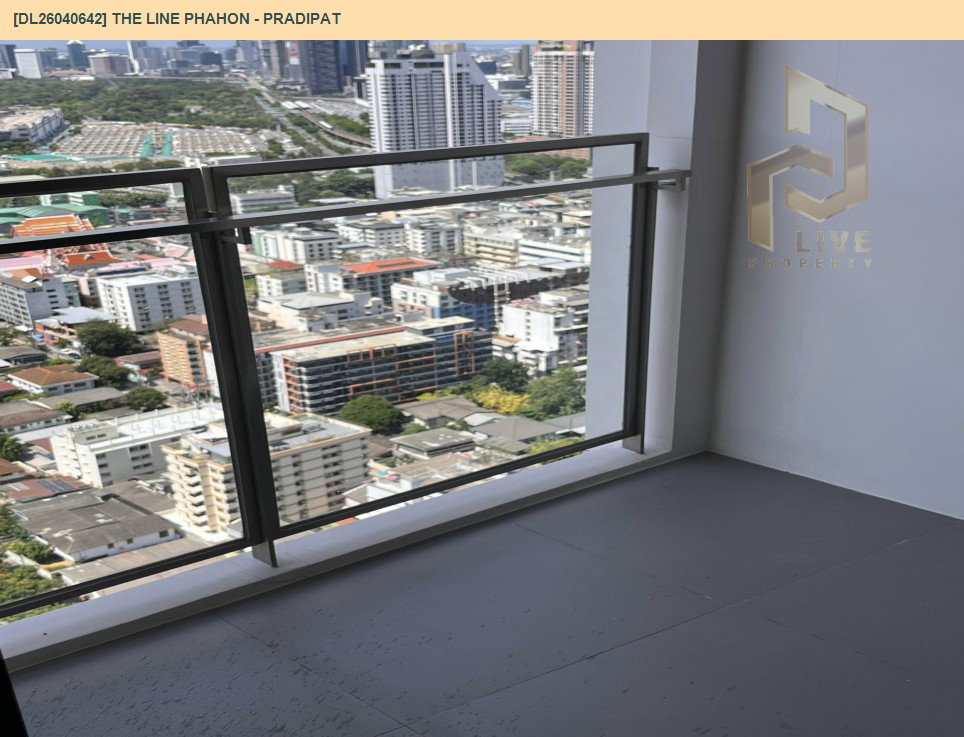 รูป DL26040642 ให้เช่าคอนโด เดอะ ไลน์ พหล - ประดิพัทธ์ (THE LINE Phahon - Pradipat) ใกล้ BTS สะพานควาย พร้อมเข้าอยู่ โทรด่วน 0656133286 LineID @534wlwof - รูปที่ 10/12