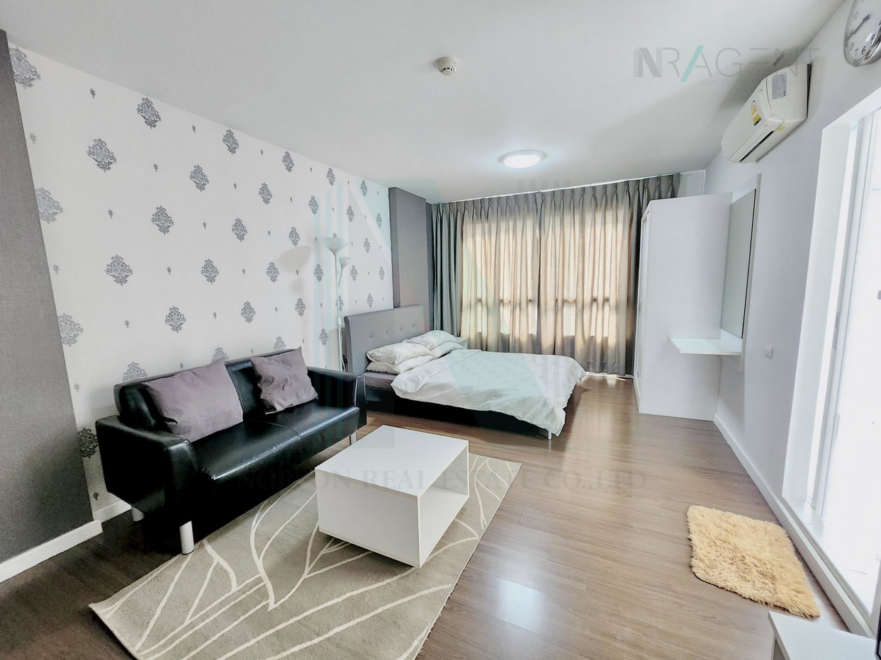 รูป ให้เช่าคอนโด ดี คอนโด สาธุประดิษฐ์ 49 ชั้น 7 สตูดิโอ ขนาด 30 ตรม ใกล้ ห้างสรรพสินค้าเซ็นทรัลพระราม 3 - รูปที่ 2/8