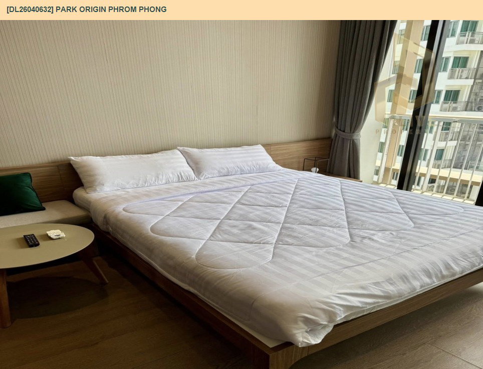 รูป DL26040632 ให้เช่าคอนโด พาร์ค ออริจิ้น พร้อมพงษ์ (PARK ORIGIN PHROM PHONG) ใกล้ BTS พร้อมพงษ์ พร้อมเข้าอยู่ โทรด่วน 0656133286 LineID @534wlwof - รูปที่ 2/8