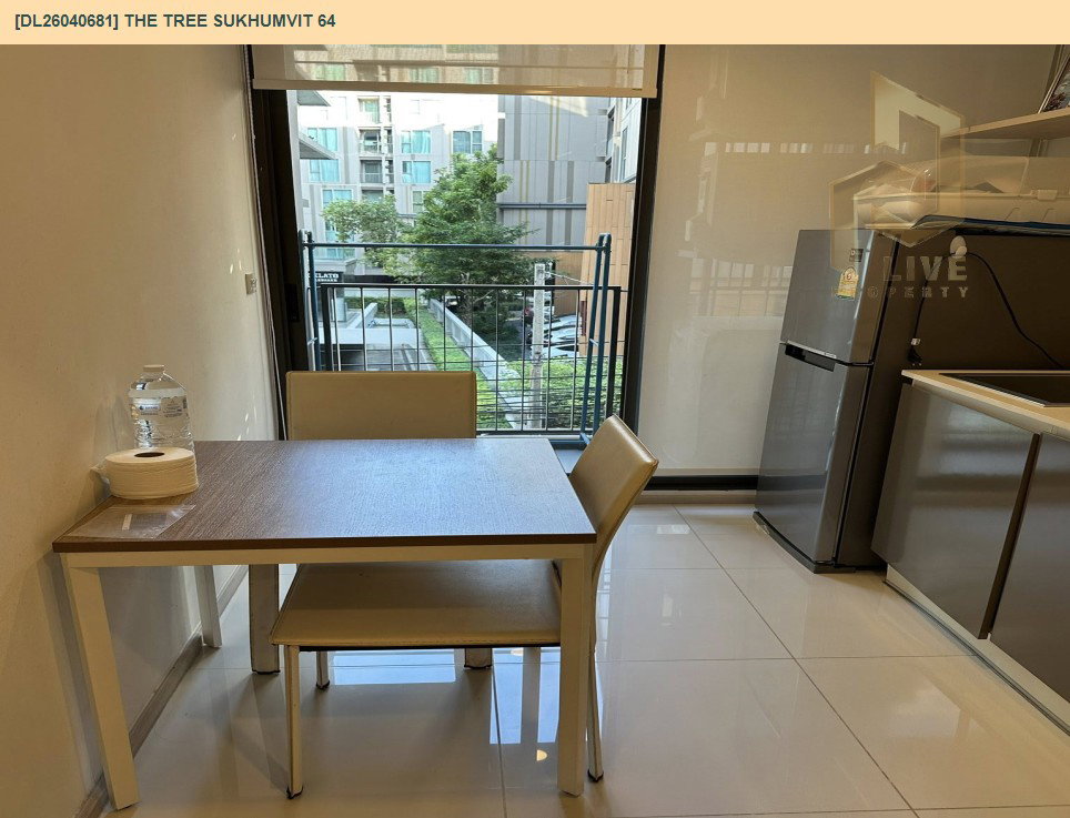 รูป DL26040681 ให้เช่าคอนโด เดอะ ทรี สุขุมวิท 64 (The Tree Sukhumvit 64) ใกล้ BTS ปุณณวิธี พร้อมเข้าอยู่ โทรด่วน 0800343450 LineID @655ebbvc - รูปที่ 5/10