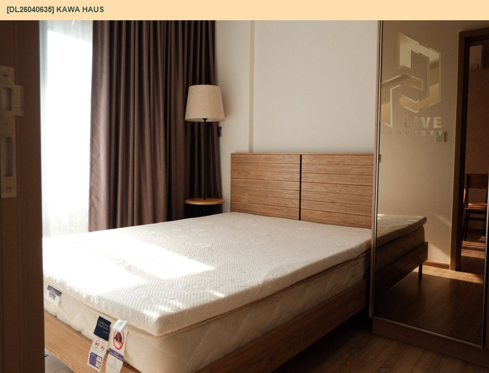 รูป DL26040635 ให้เช่าคอนโด คาวะ เฮาส์ (KAWA HAUS) ใกล้ BTS อ่อนนุช พร้อมเข้าอยู่ โทรด่วน 0653619502 LineID @897iyzll - รูปที่ 3/6