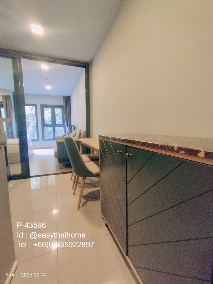 รูป P-43596 คอนโดหรู เดอะ เบส สุขุมวิท 50 ใกล้ BTS อ่อนนุช! ห้องสตูดิโอวิวสวน 13,000/เดือน | Line Id: @easythaihome | 085-592-2897 - รูปที่ 16/16